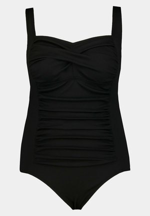 Ulla Popken, PLUS SIZE DRAPED  - Maillot de bain - black