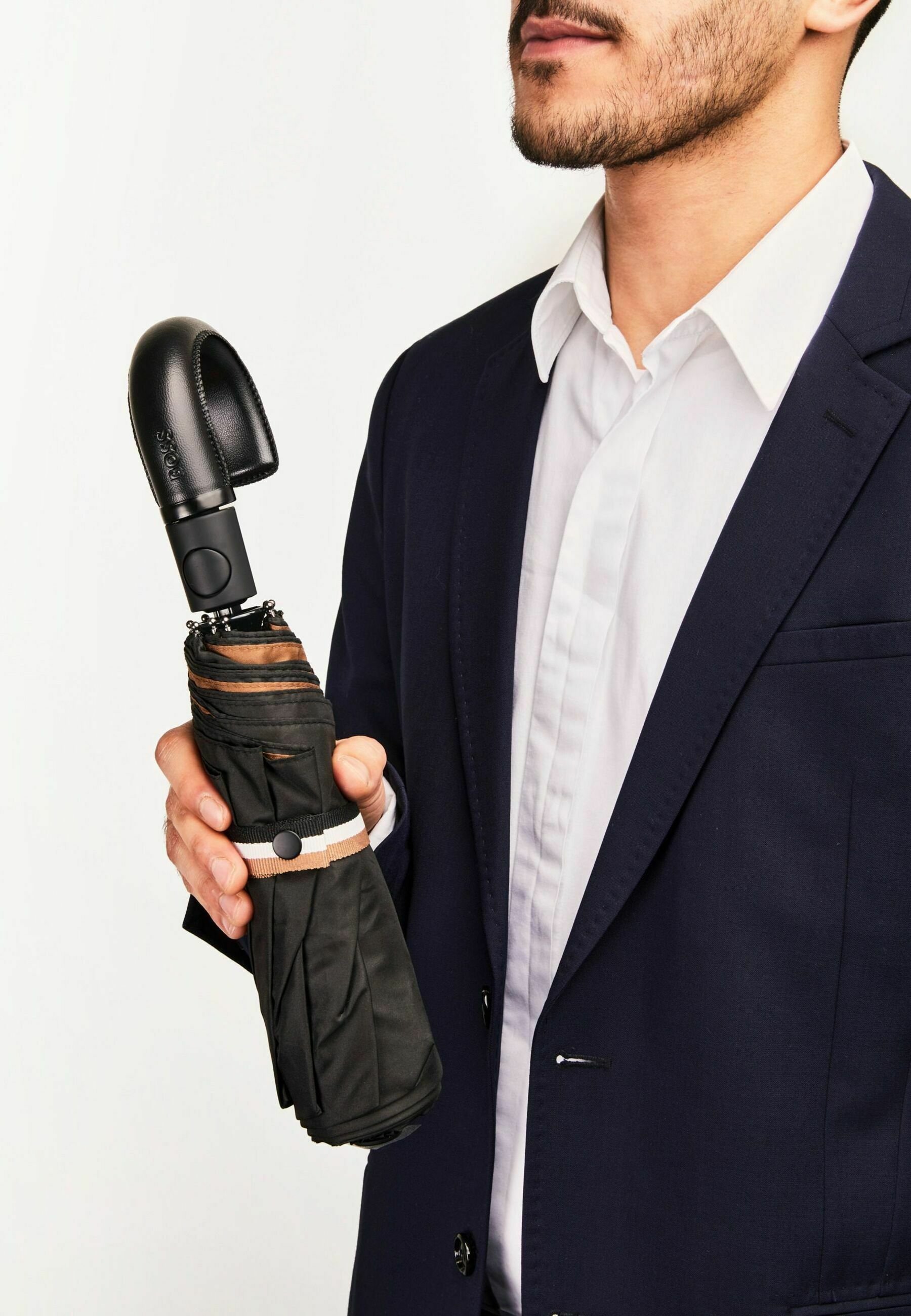 Ombrello Lungo Automatico Knirps Chermo – Manico In Legno E Struttura In Acciaio, 108 Cm Diametro – Unisex