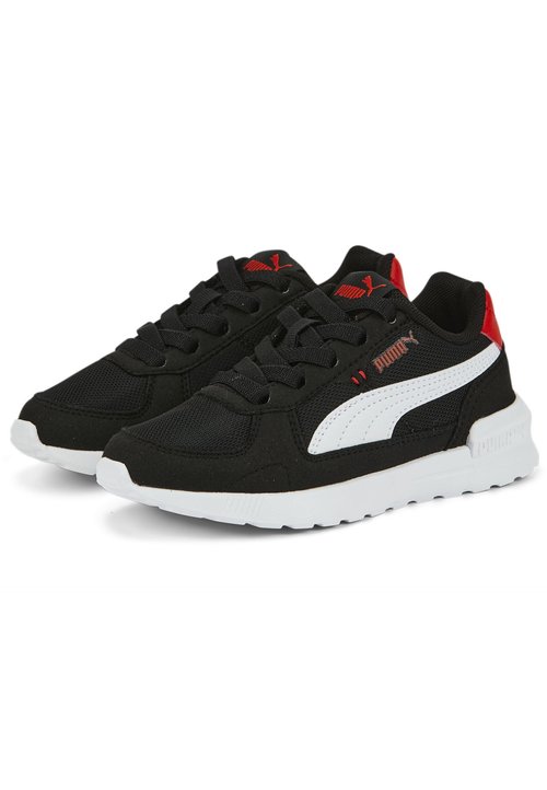 PUMA GRAVITON - Zapatillas - black white red — photo 2