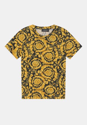 BAROCCO KIDS UNISEX - Print T-shirt - nero/oro