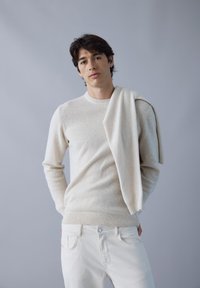Casual Friday KARL CREW NECK BOUNTY  - Strikkegenser - light sand melange