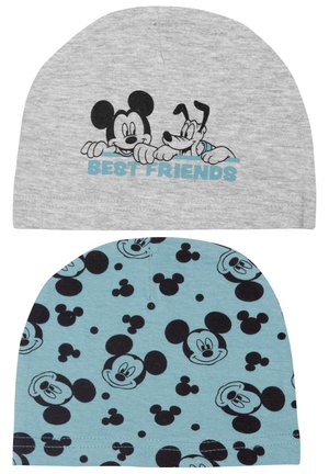 MICKEY MOUSE UNISEX 2ER PACK - Beanie - grau türkis