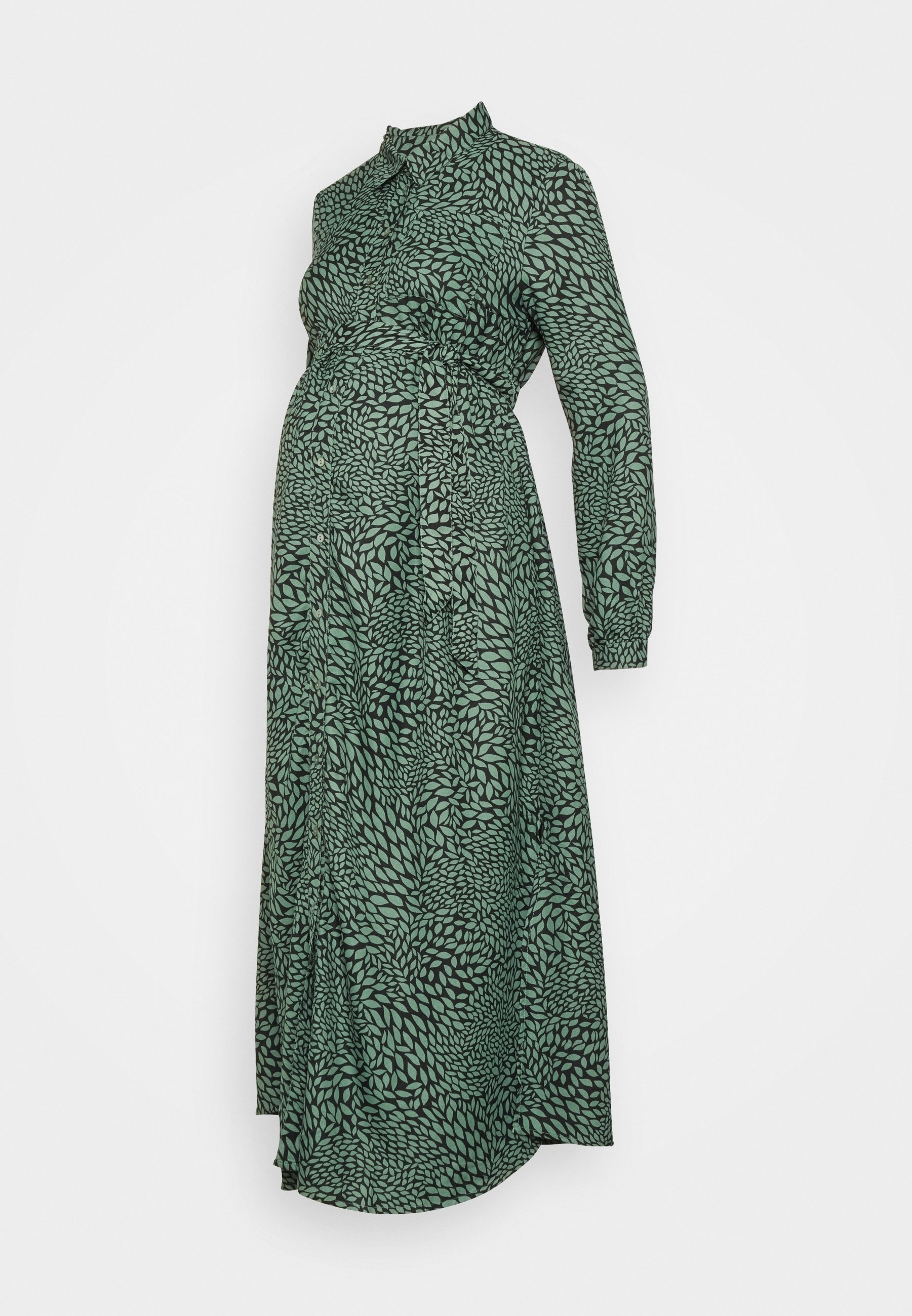 ONLY MATERNITY Shirt dress - dark green - (Pre-owned) - Zalando.ie