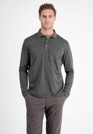 LANGARM REGULAR FIT - Poloshirts - black