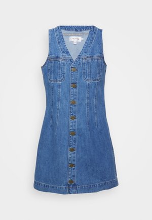 FRAME SLEEVELESS TRUCKER POCKET DRESS - Farkkumekko - delaware