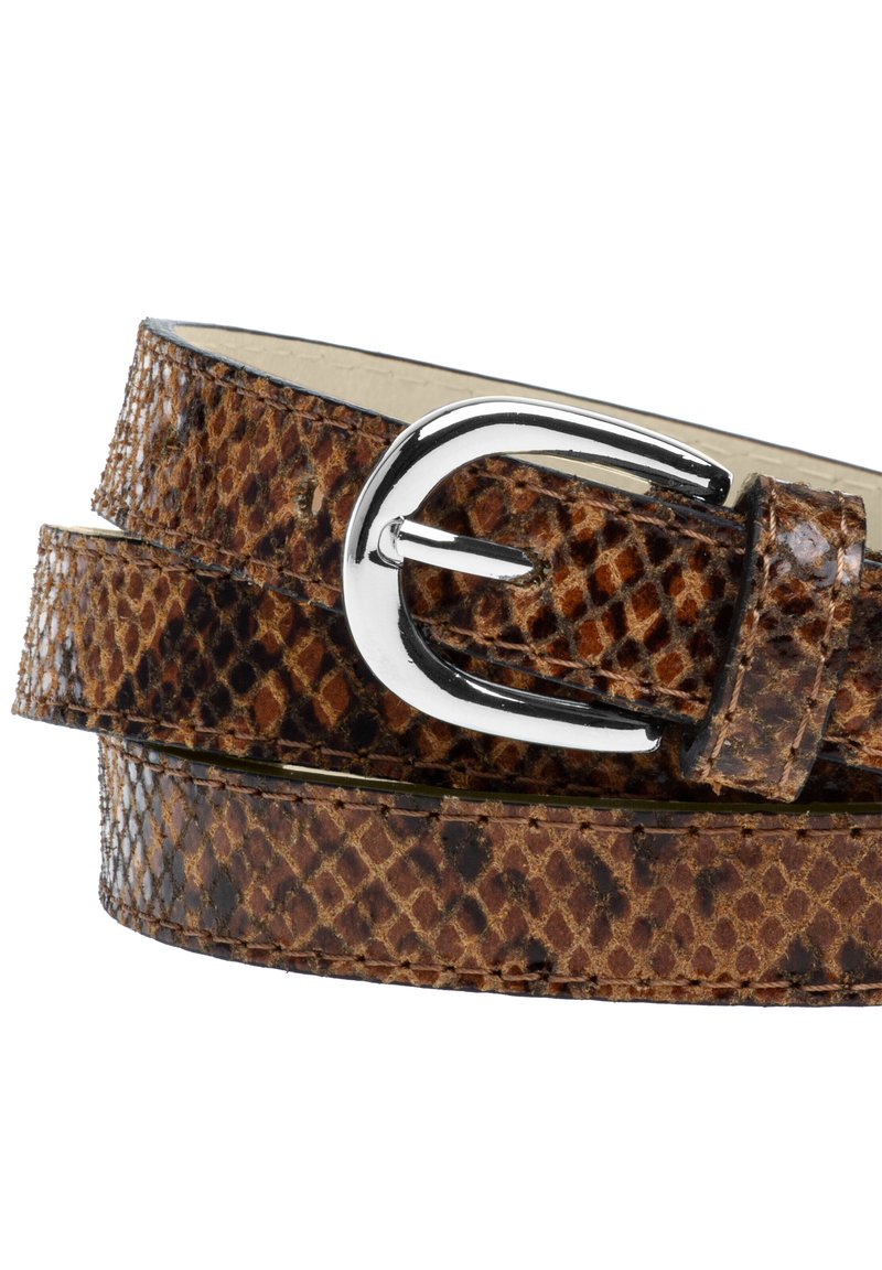 Damen Gürtel casual | Caspar Taillengürtel braun - UG93802 Damen Gürtel casual | Caspar Taillengürtel braun - UG93802
