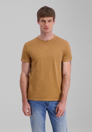 TIMEZONE, BASIC - Basic T-shirt - tobacco brown