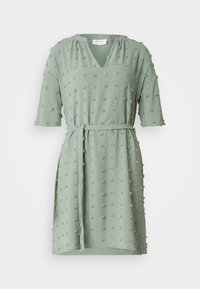 VISILUA 2/4 V NECK DRESS  - Vardagsklänning - green milieu