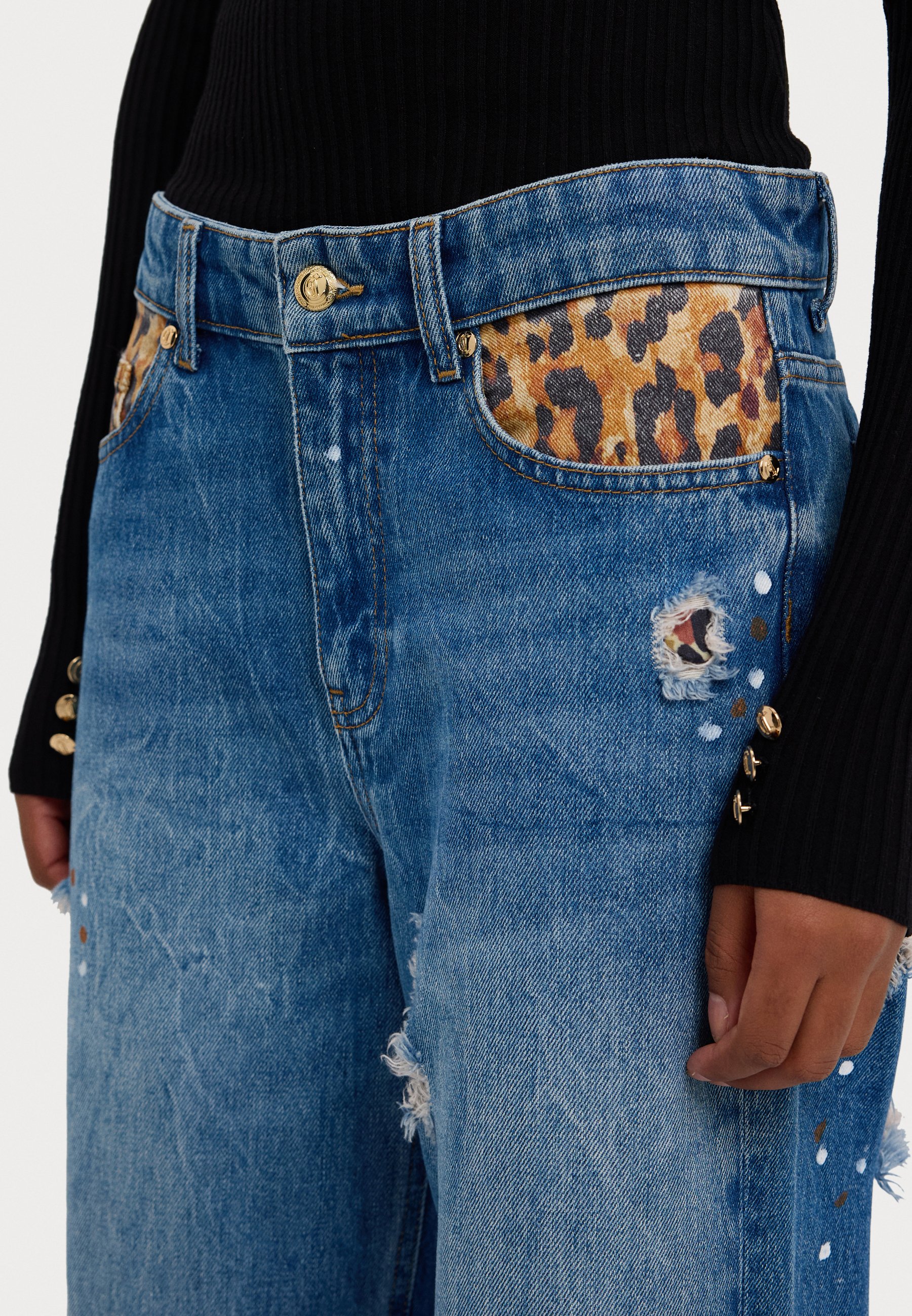 [ ] Wide Fit CK Indigo Light Blue Jeans ★人気★ Calvin Klein / TWISTED SEAM JEAN LIGHT INDIGO BLUE