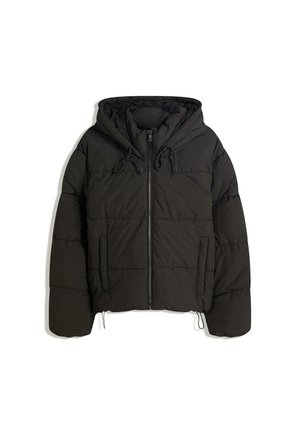 WITH HOOD PUFFER  - Téli dzseki - black