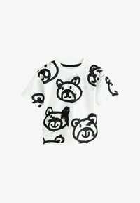 Unselected, white graffiti bear