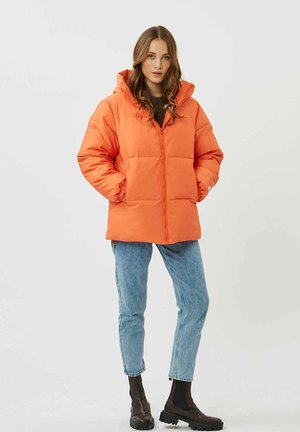 AMUNA - Winterjas - orange peel