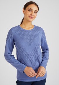 Damart POINT FANTAISIE - Maglione - bleu
