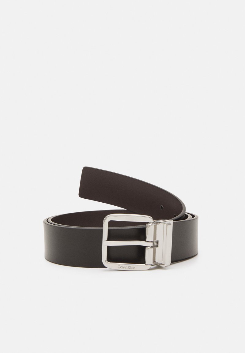 Calvin Klein CONCISE - Cintura - black/dark brown