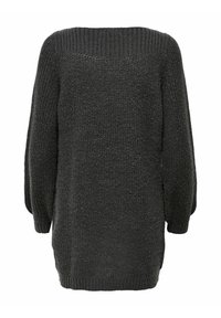JDY JDYWHITNEY MEGAN BOAT NOOS - Laisvo kirpimo suknelė - dark grey melange