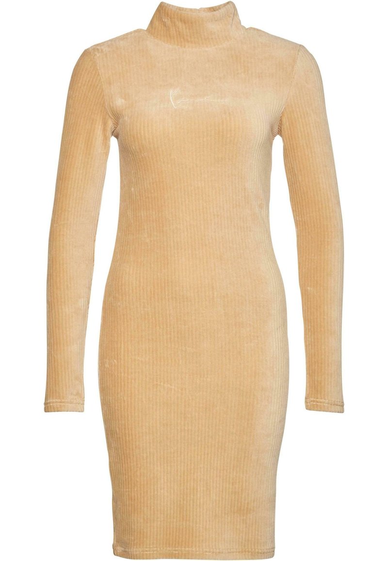 Karl Kani Etui-jurk zandkleur Karl Kani Etui-jurk zandkleur