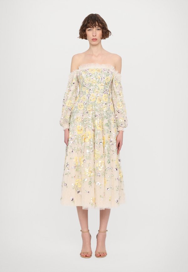 ELINA ROSE OFF SHOULDER BALLERINA DRESS - Occasion wear - cream