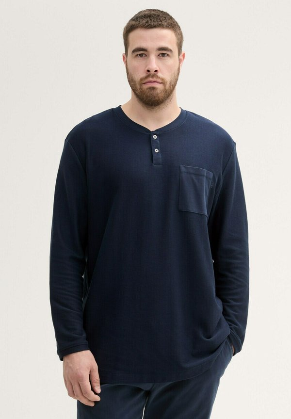 PLUS - HENLEY  - Langarmshirt