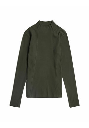 G-STAR, A-LINE SLIM MOCK T-SHIRT - Maglietta a manica lunga - asfalt