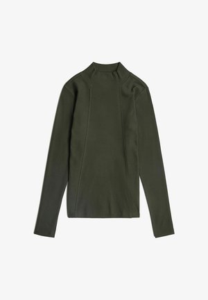 G-STAR, A-LINE SLIM MOCK T-SHIRT - Langarmshirt - asfalt