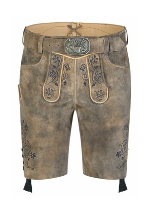 Spieth & Wensky, Leather trousers - braun