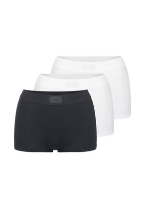 3ER PACK DOUBLE COMFORT - Onderbroeken - weiß/schwarz