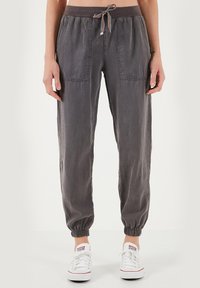 LELA REGULAR FIT - Donji dijelovi trenirke - anthracite