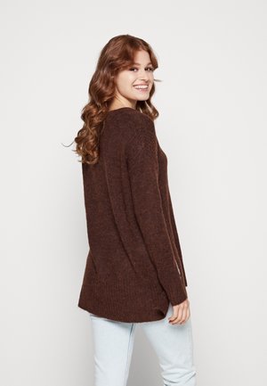 ICHI IHKAMARA LONG LS - Strickpullover - bracken