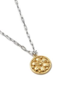 Silver & Gems VINTED FLOWER - JEWELLERY SET   - Naszyjnik