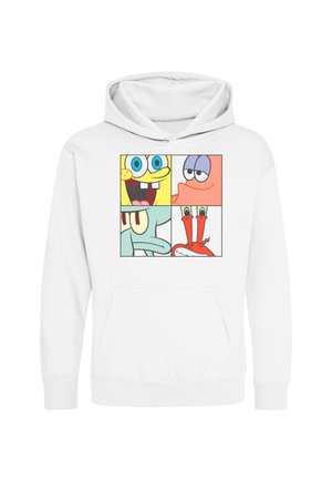 Henry Tiger, THE SPONGEBOB SQUAREPANTS MOVIE 4 SQUARE CLOSE - Kapuzenpullover - arctic white