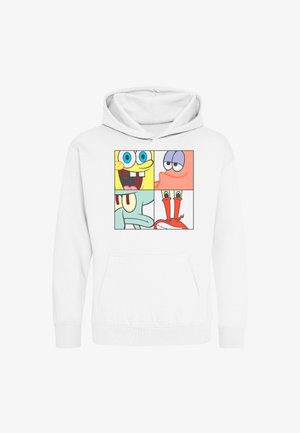 Henry Tiger, THE SPONGEBOB SQUAREPANTS MOVIE 4 SQUARE CLOSE - Kapuzenpullover - arctic white