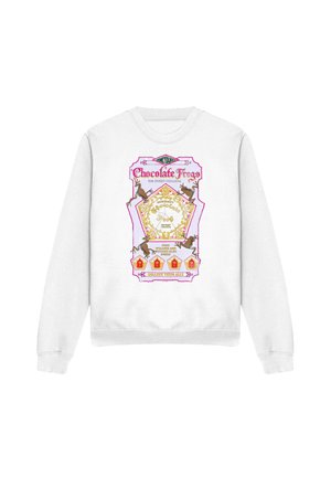 Cotton Soul, HARRY POTTER HONEYDUKES CHOCOLATE FROGS LABEL - Sweatshirt - white
