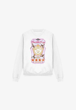Cotton Soul, HARRY POTTER HONEYDUKES CHOCOLATE FROGS LABEL - Sweatshirt - white