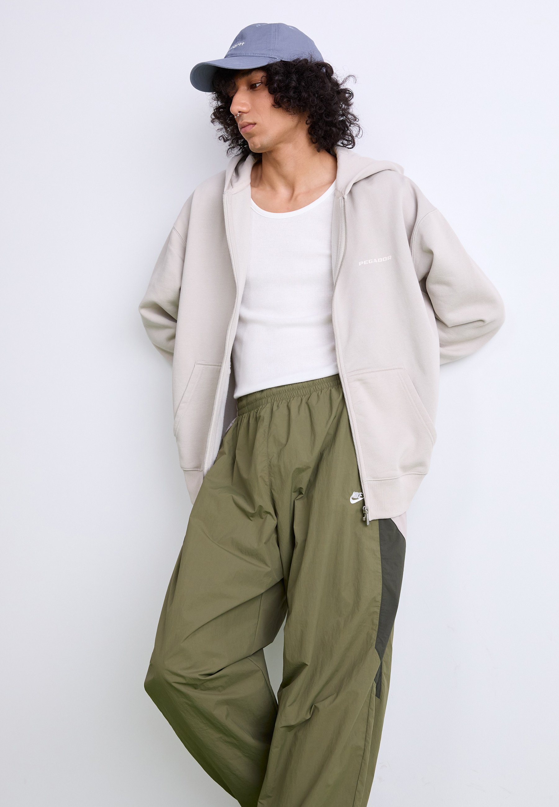 nike olive track pants
