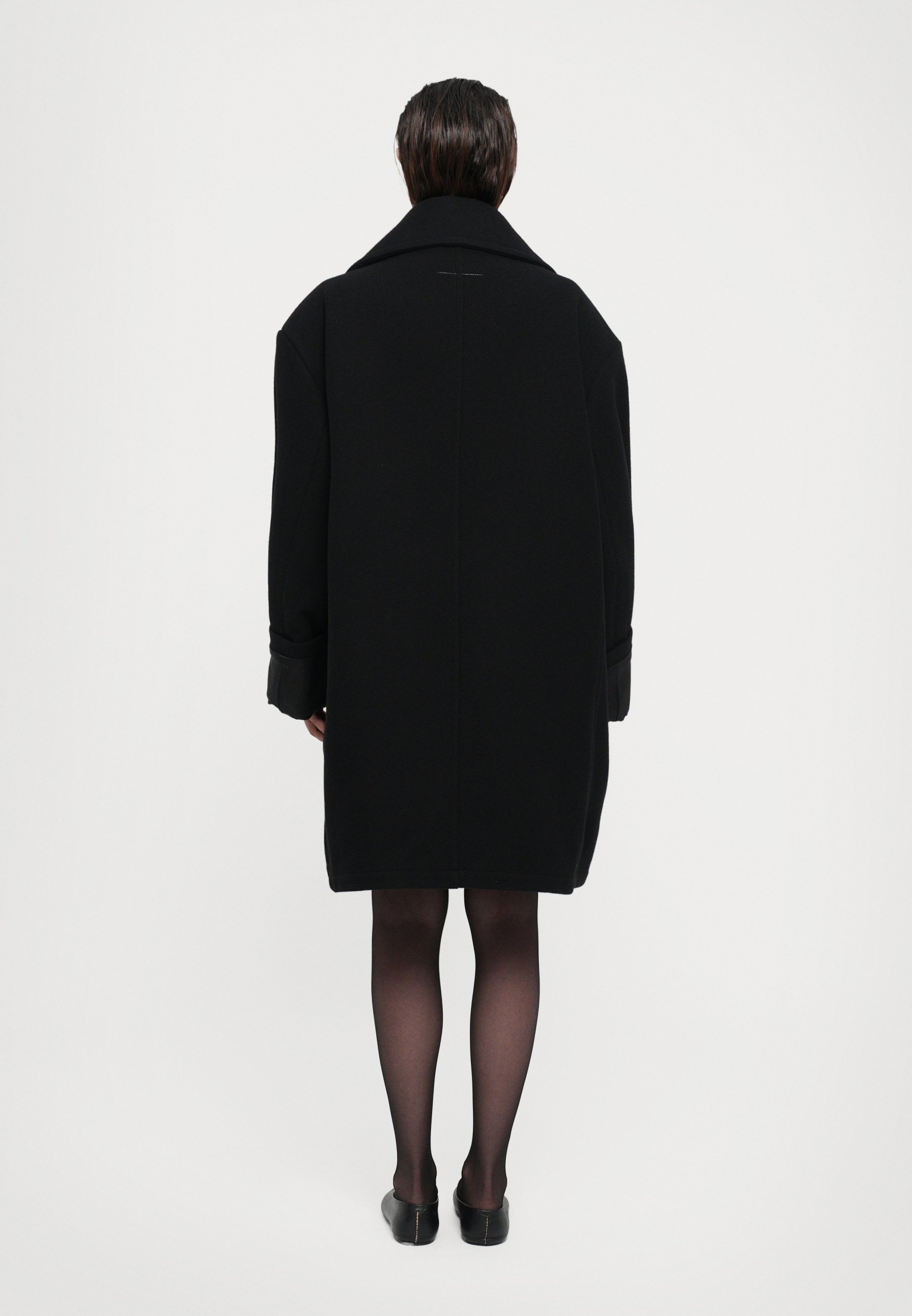 MM6 Maison Margiela COAT - Classic coat - black - Zalando.co.uk