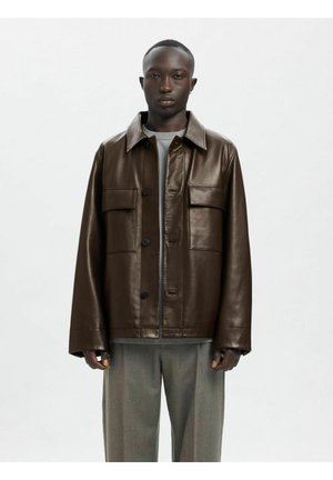 GEKNÖPFTE - Leren jas - delicioso