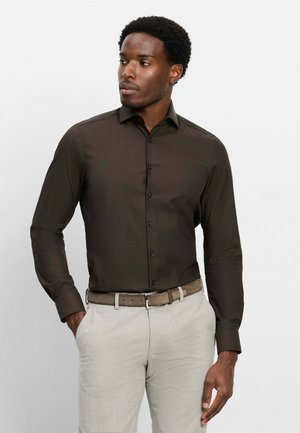 OLYMP Level Five, OLYMP LEVEL FIVE, BODY FIT, BUSINESSHEMD, ROYAL KENT - Shirt - schwarz-braun