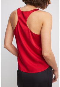 NA-KD SINGLET MIT BOX-RÜCKEN - Topp - red