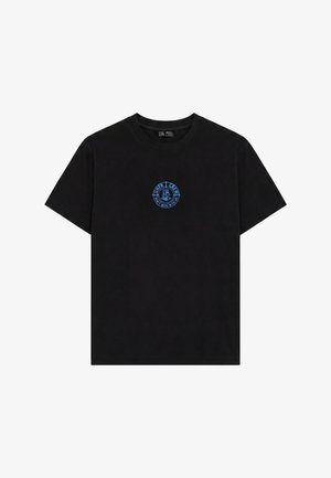 UNFAIR ATHLETICS, DMWU PIN T-SHIRT - Trükipildiga T-särk - black skyblue