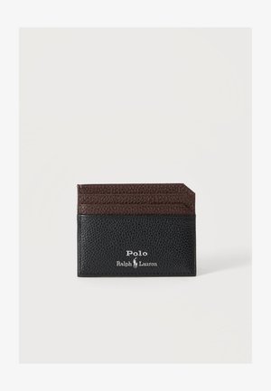 Polo Ralph Lauren, CARD CASE SMALL - Visitkortetuier - black/brown