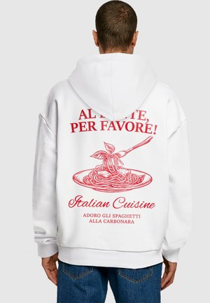 AL DENTE PER FAVORE - Hoodie - white
