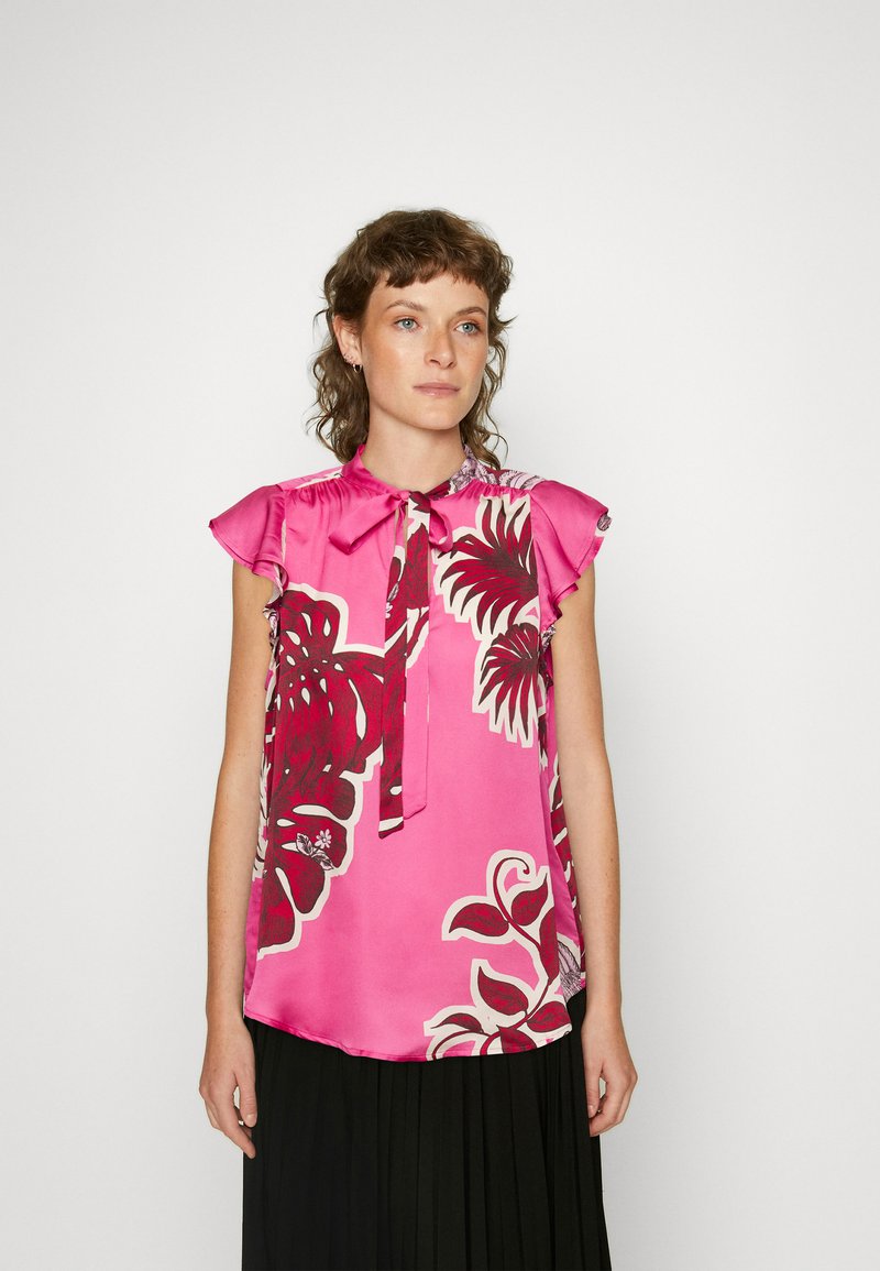 Banana Republic FLUTTER Tshirt print pink/donkerroze Zalando.nl