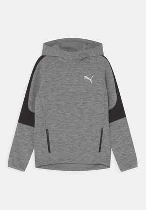 EVOSTRIPE HOODIE UNISEX - Mikina s kapucí - medium gray heather