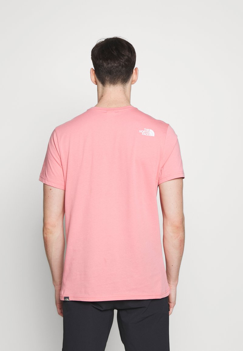 The North Face Mens Simple Dome Tee Basic T Shirt Mauveglow Pink Zalando Co Uk