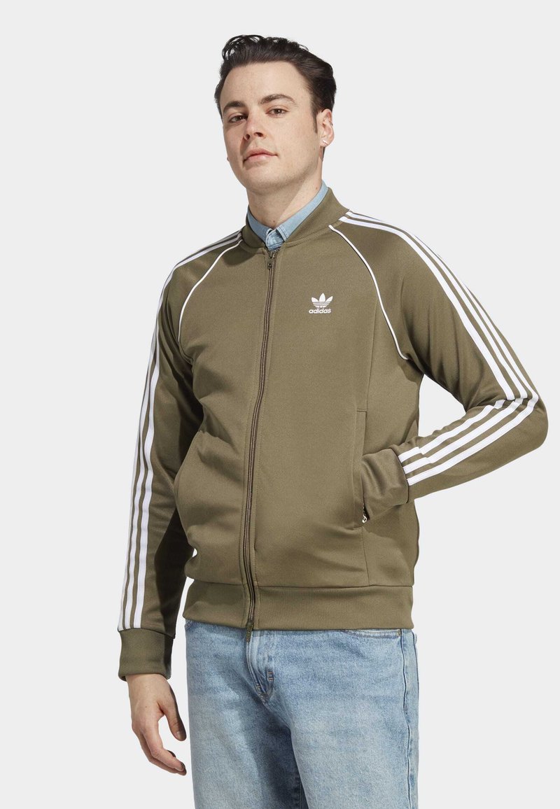 adidas Originals SST TT P - Trainingsjacke - olive strata/oliv - Zalando.at