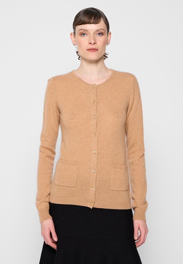 Just Cashmere Vest zandkleur