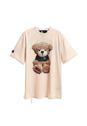 Camiseta estampada - ecru