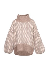 Hést Strickpullover - braun