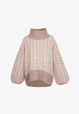 Hést Strickpullover - braun