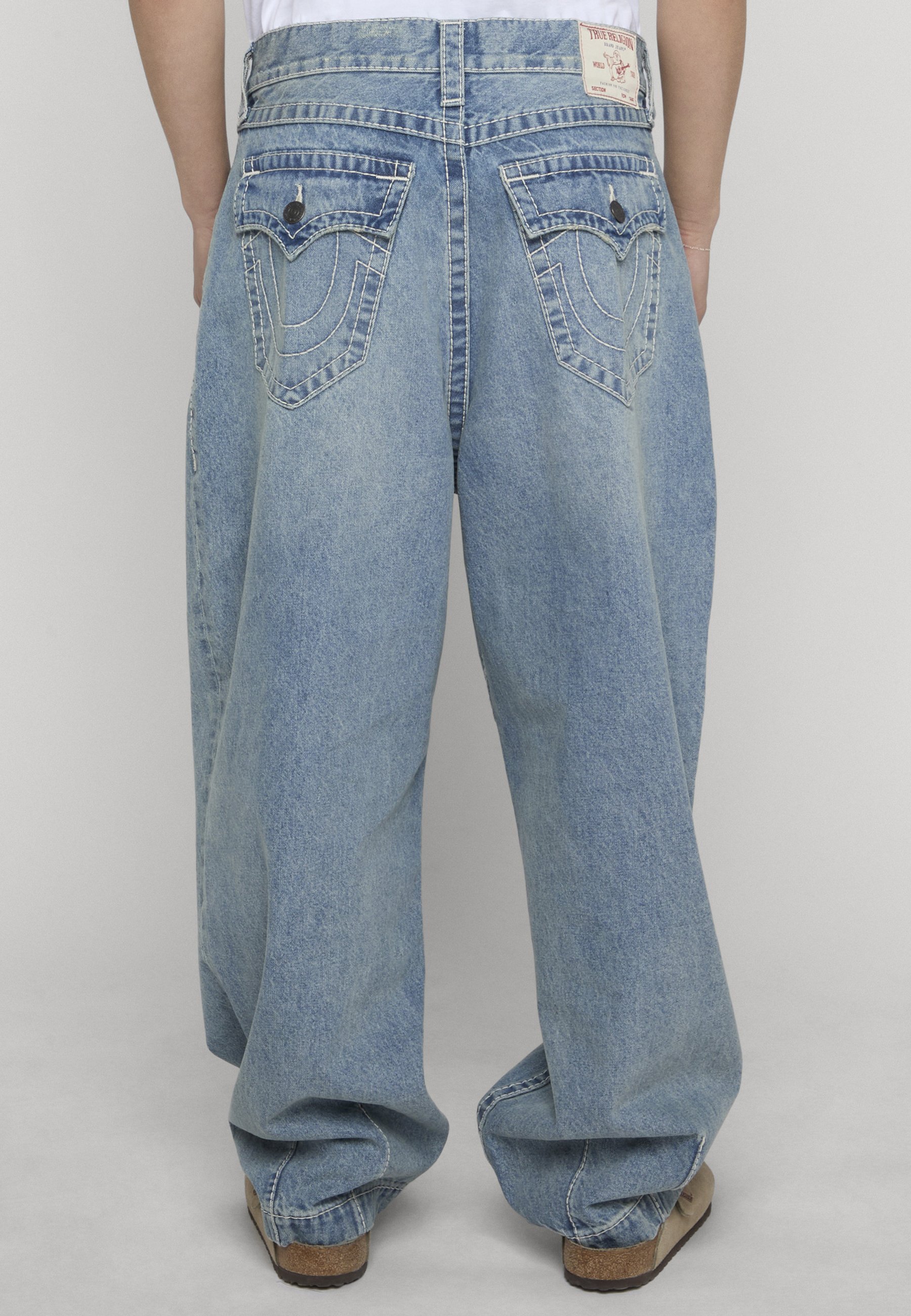 True Religion DANNY BIG FLAP - Relaxed fit jeans - medium wash